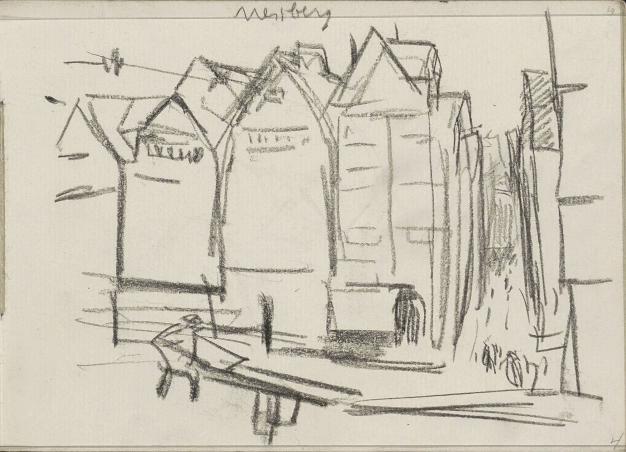 Stadsgezicht door Isaac Israels