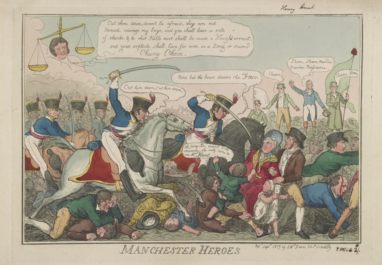 Manchester Helden door Isaac Robert Cruikshank
