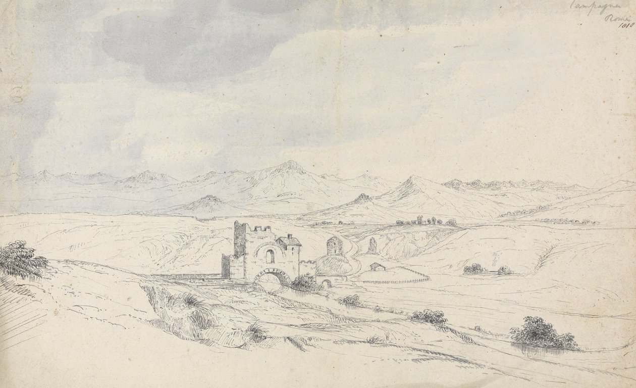 Campagna / Rome door Isaac Weld