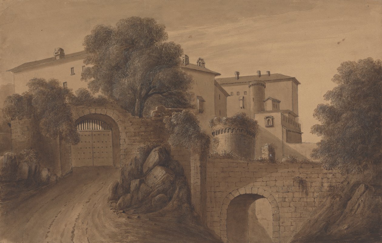Castello Malespina Apennijnen door Isaac Weld
