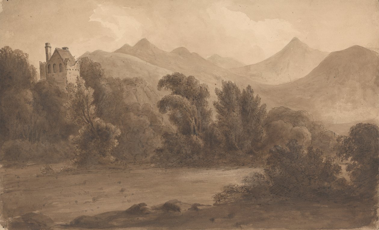 Dunloh Castle, Killarney, Ierland door Isaac Weld