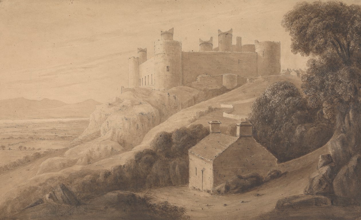 Harlech Castle door Isaac Weld