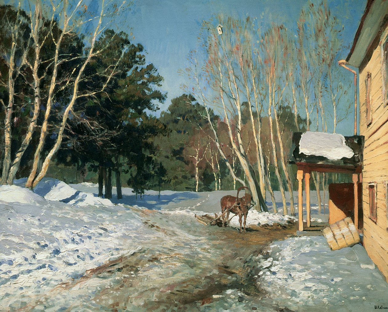 Maart, 1895 door Isaak Ilyich Levitan