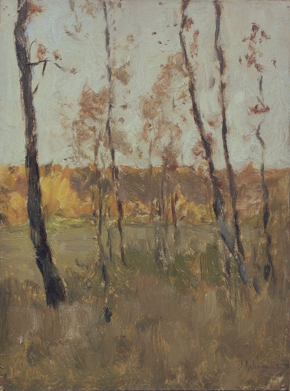 Herfst, 1896 door Isaak Ilyich Levitan