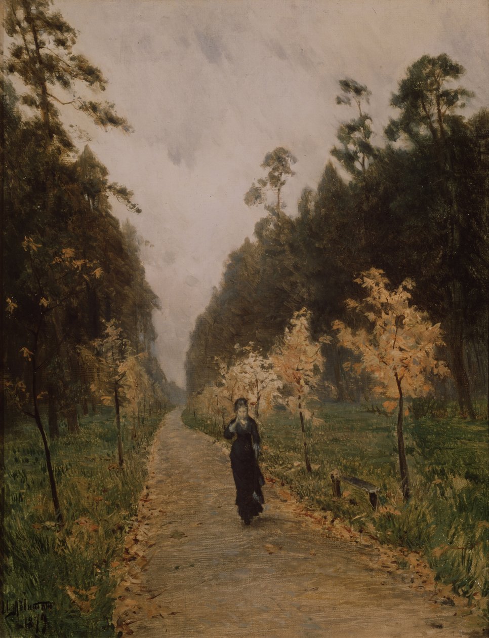 Herfstdag. Sokolniki, 1879 door Isaak Ilyich Levitan