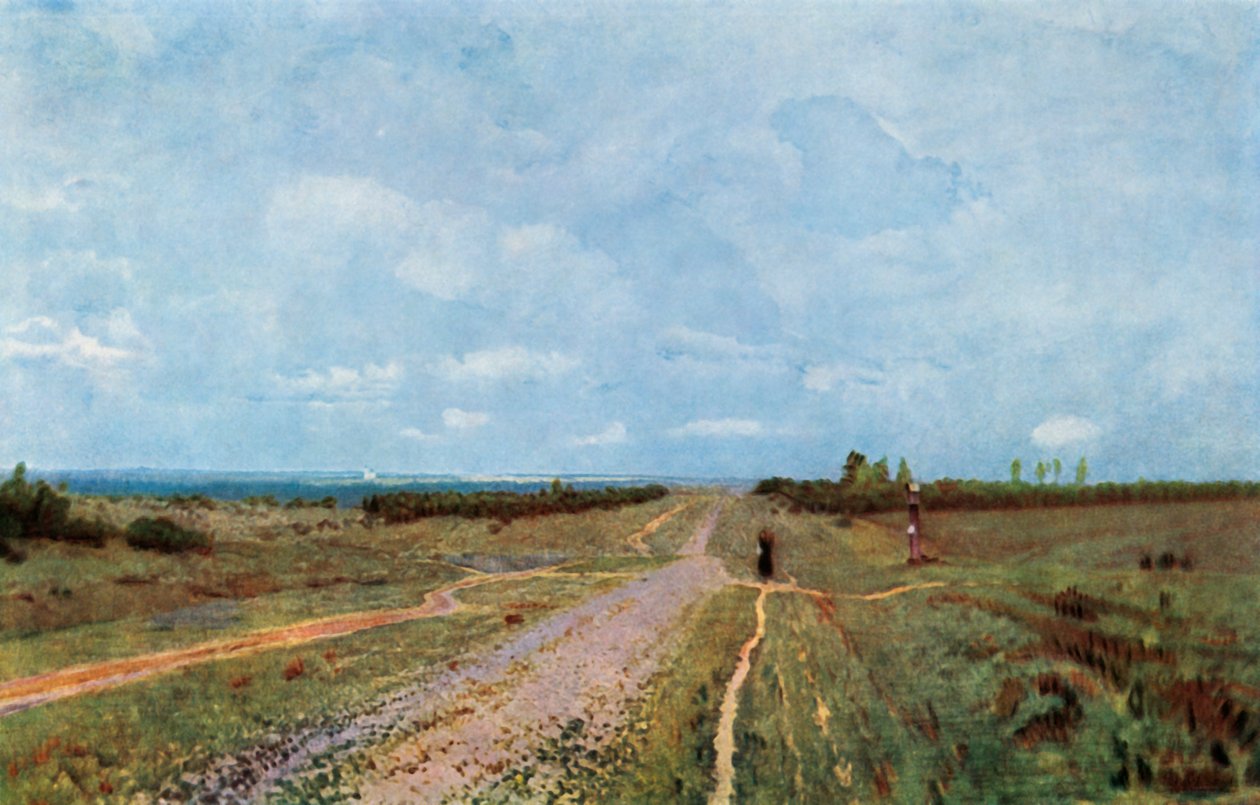 Vladimirka, 1892, 1965 door Isaak Ilyich Levitan