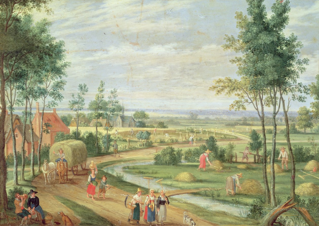 De Oogst, of Zomer door Isaak van Oosten