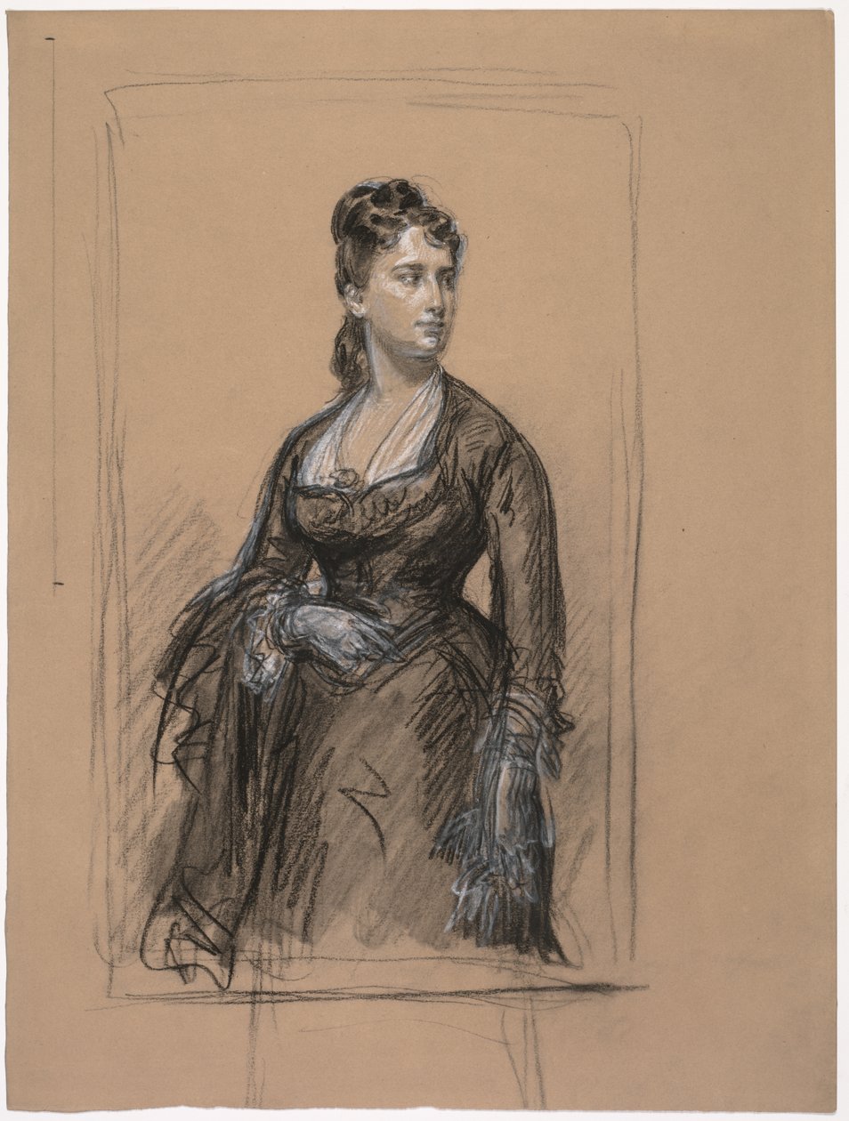 Portret van een vrouw door Isidore Pils