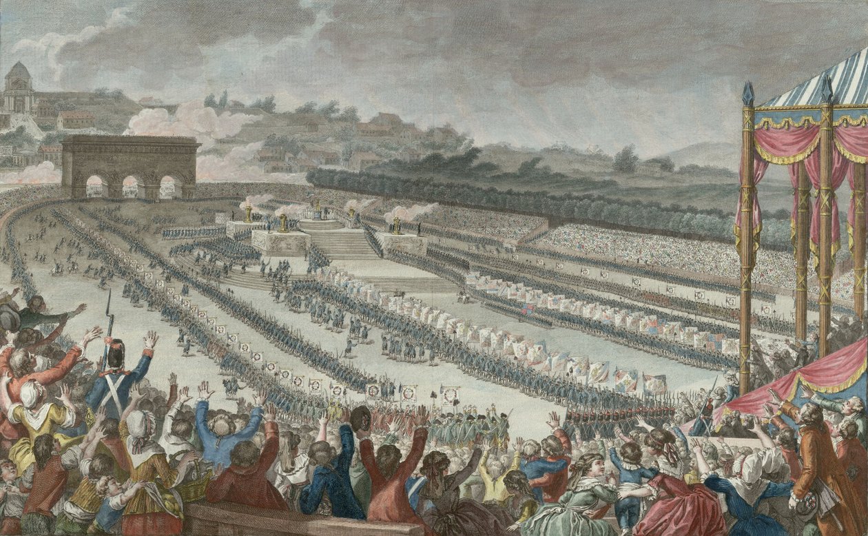 Het feest van de federatie door Isidore Stanislas Helman