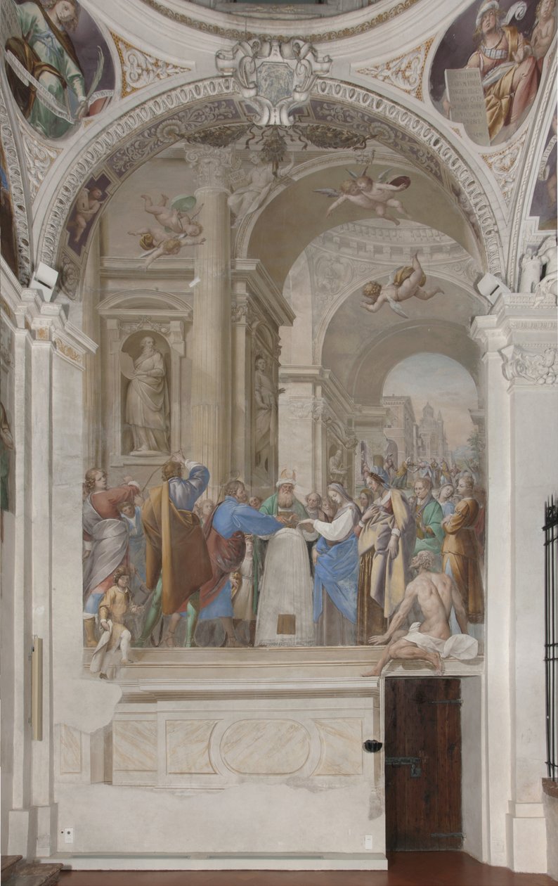Het huwelijk van de Maagd Maria door Isidoro Bianchi