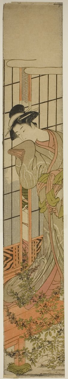 Afluisteren door Isoda Koryusai