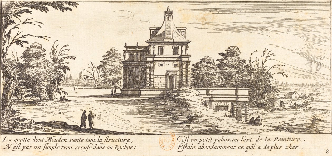De Grot van Meudon door Israël Silvestre