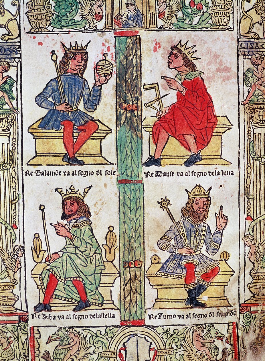 Koning David, Salomo, Luba en Turnis, uit 