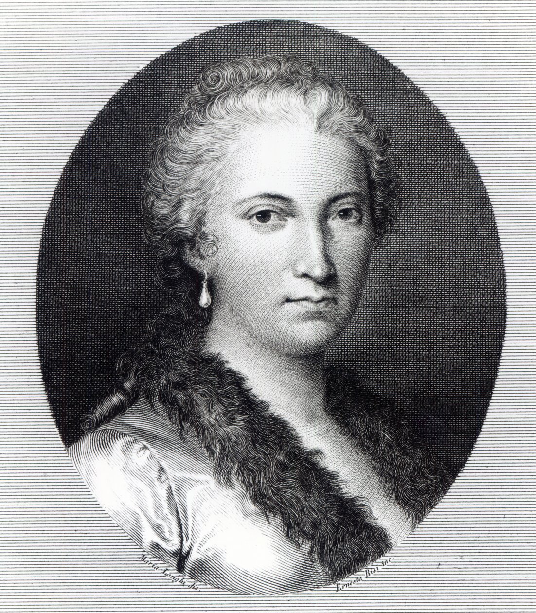 Maria Gaetana Agnesi door Italian School