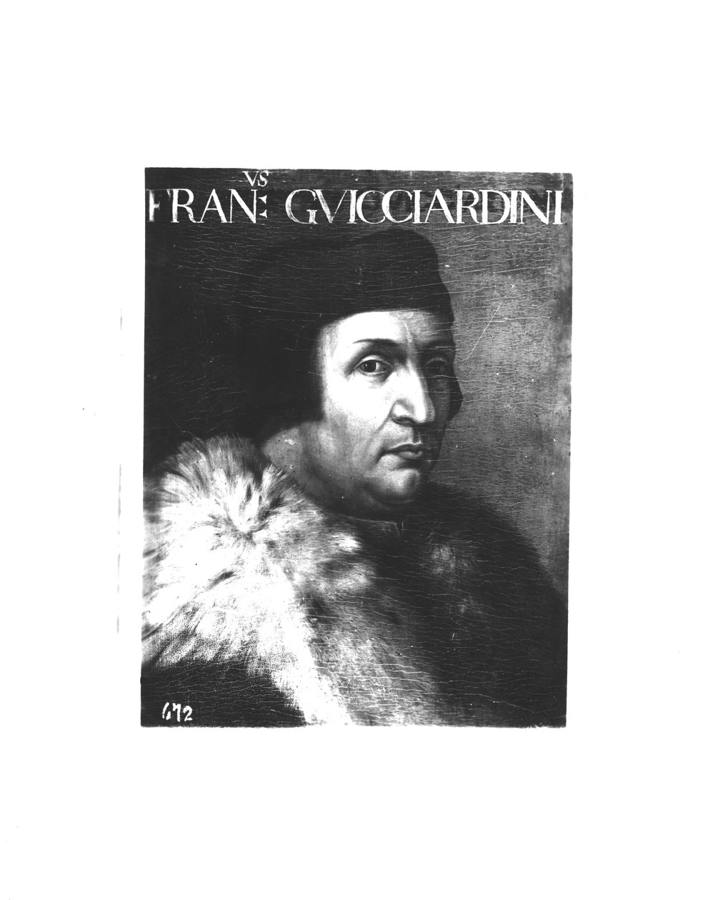 Portret van Francesco Guicciardini door Italian School