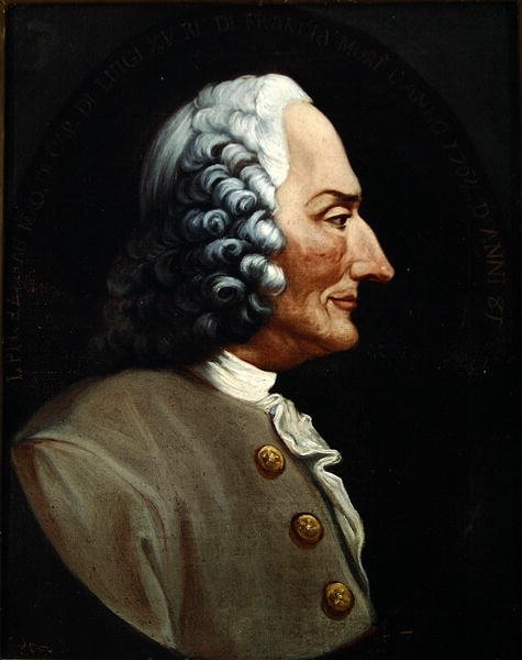 Portret van Jean-Philippe Rameau door Italian School
