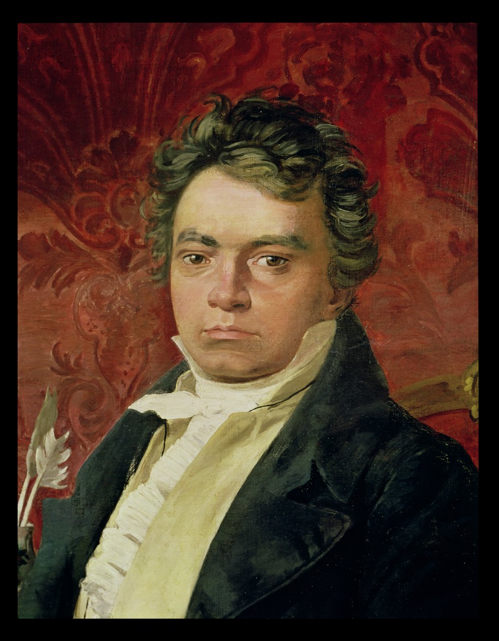 Portret van Ludwig van Beethoven (1770-1827) door Italian School