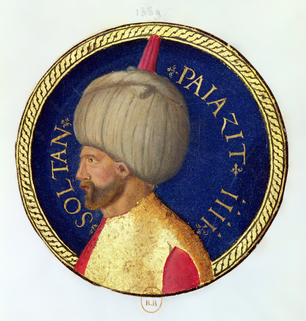 Sultan Bayezid I (1357-1403) door Italian School