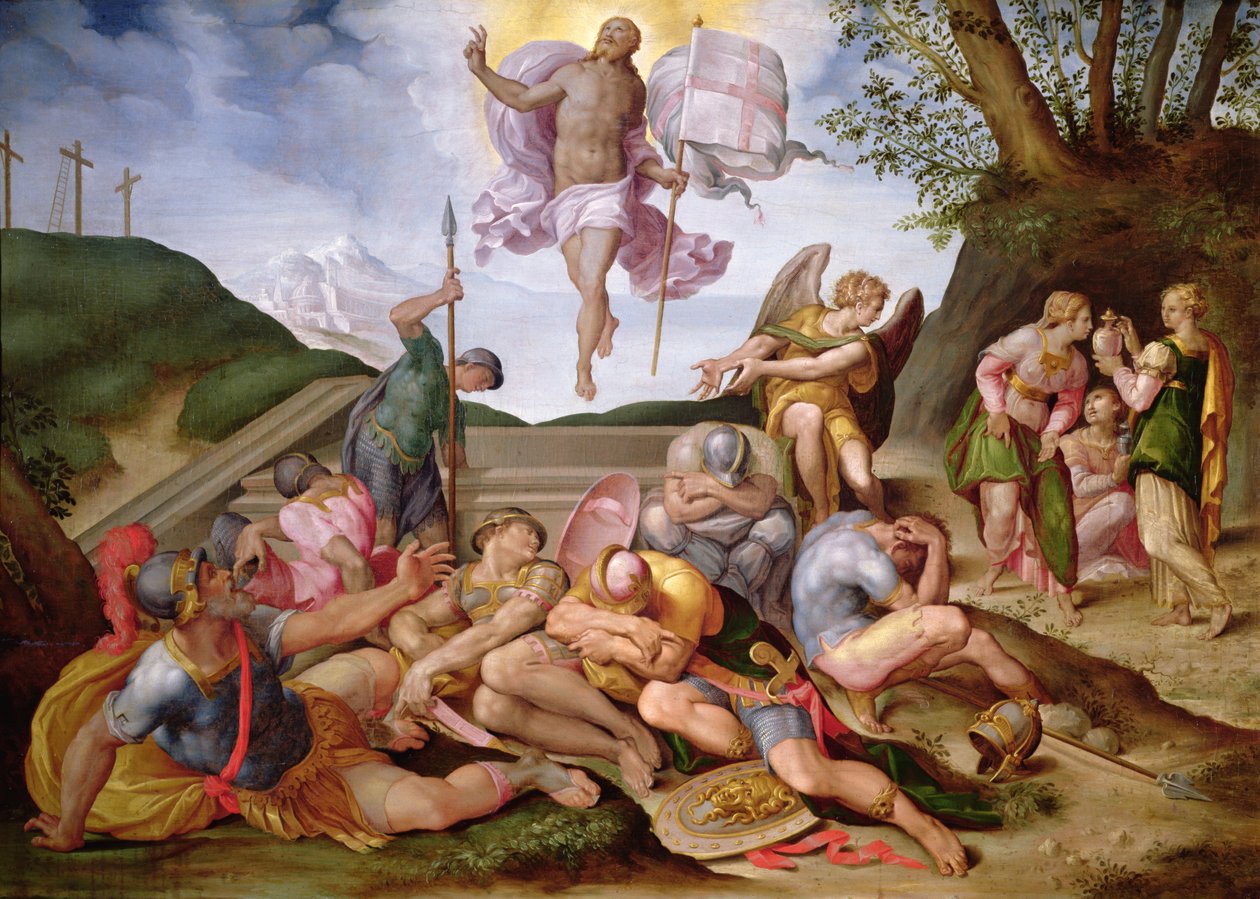 De opstanding van Christus, Florentijnse School door Italian School