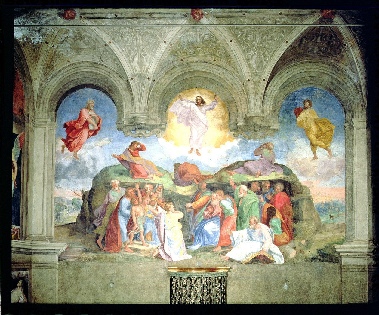 De Transfiguratie door Italian School