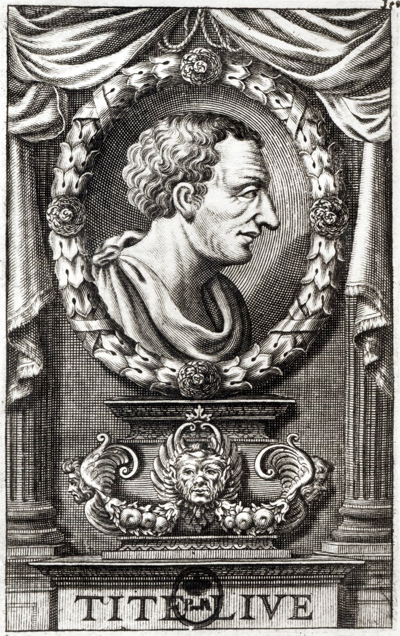 Titus Livius bekend als Livy (59BC-17AD) door Italian School