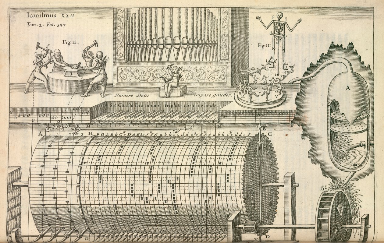 Een orgel door Italian School