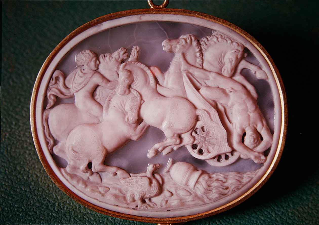 Camee van de Val van Phaeton door Italian School