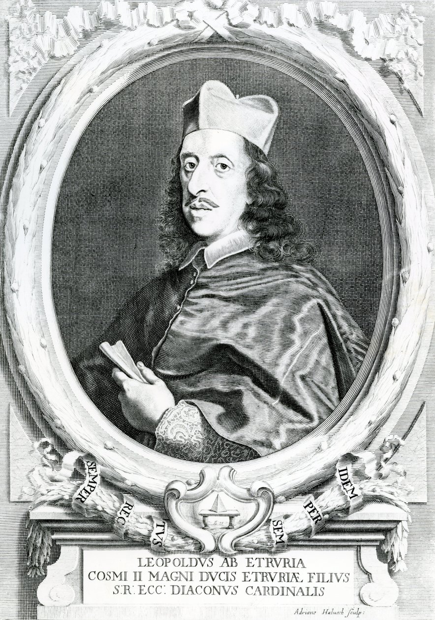 Kardinaal Leopold de Medici (1617-1675) door Italian School