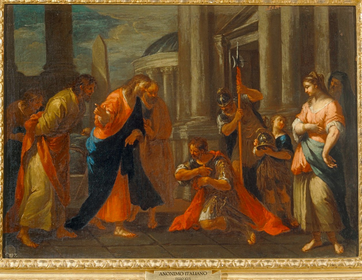 Christus en de Centurio. 10034383 ... door Italian School
