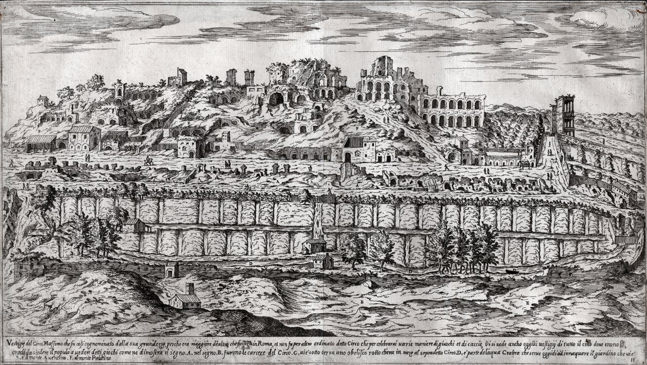 Circus Maximus, Rome door Italian School