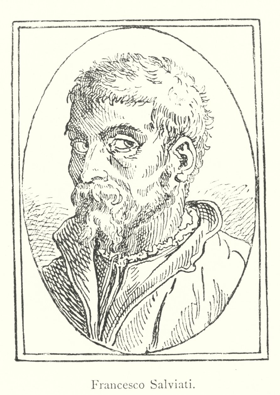 Francesco Salviati (gravure) door Italian School