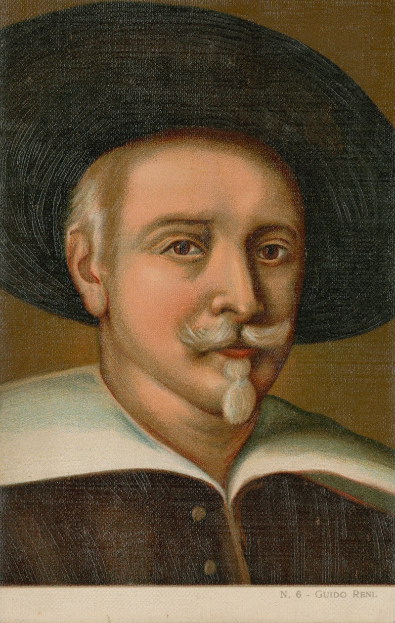 Guido Reni, Italiaans schilder (chromolitho) door Italian School