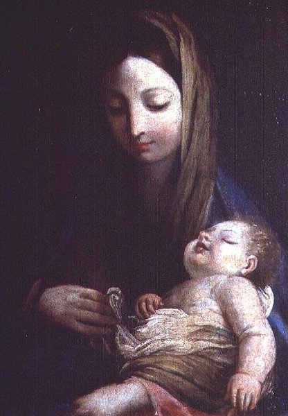 Madonna en kind, Emilian School door Italian School
