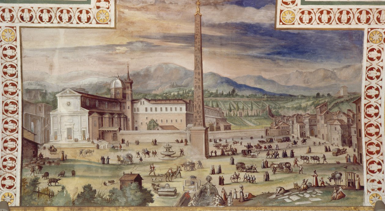 Piazza del Popolo, Rome door Italian School
