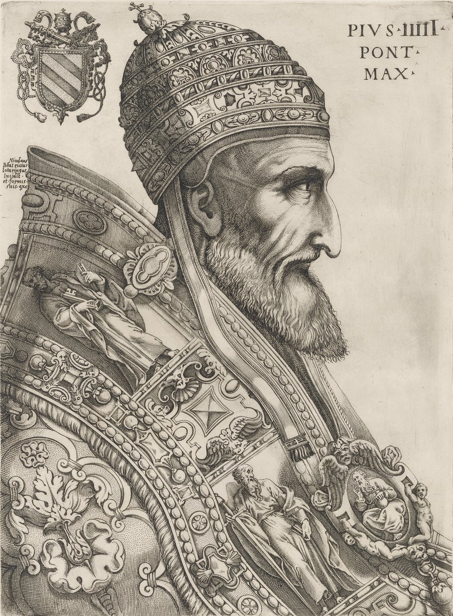 Pius V, c. 1566 door Italian School