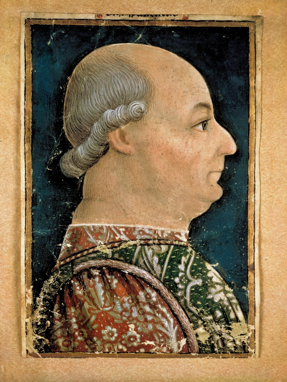 Portret van Francesco Sforza door Italian School