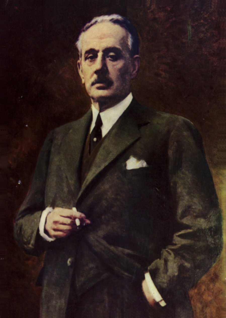 Portret van Giacomo Puccini (kleurenlitho) door Italian School