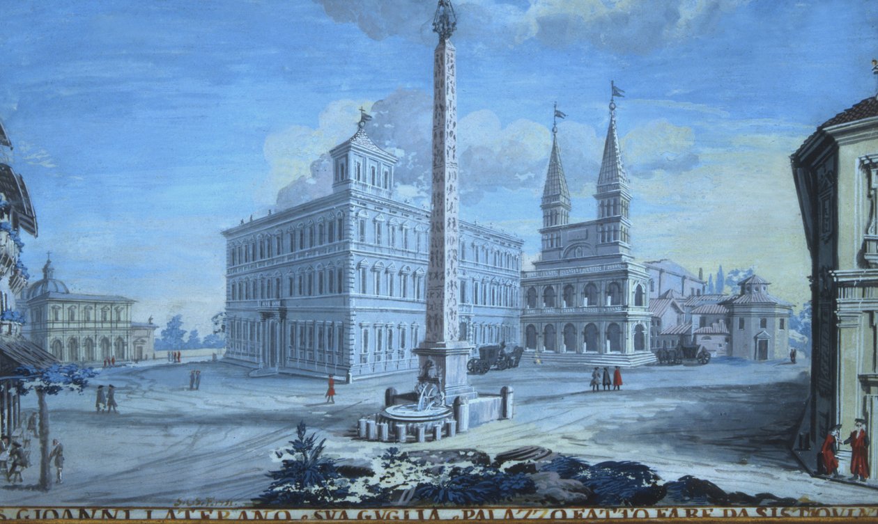San Giovanni in Laterano door Italian School