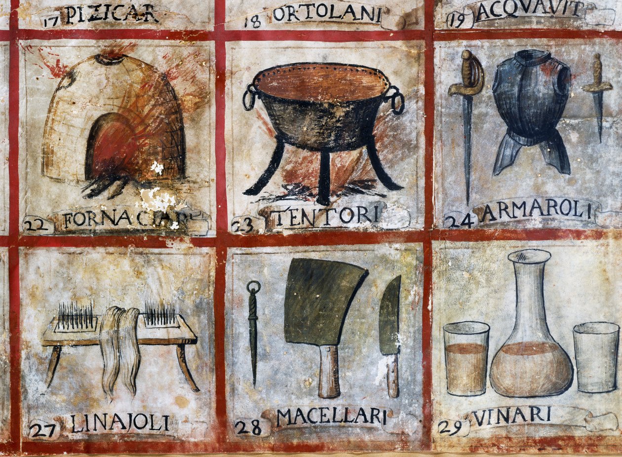 Symbolen van Orvieto kunst door Italian School