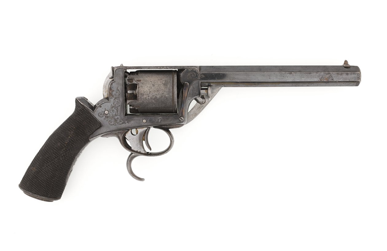 Tranter percussie Dragoon Model .50 inch revolver door Italian School