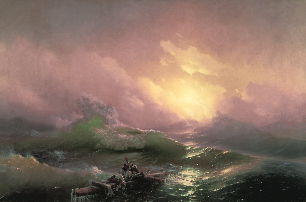 De Negende Golf door Ivan Konstantinovich Aivazovsky