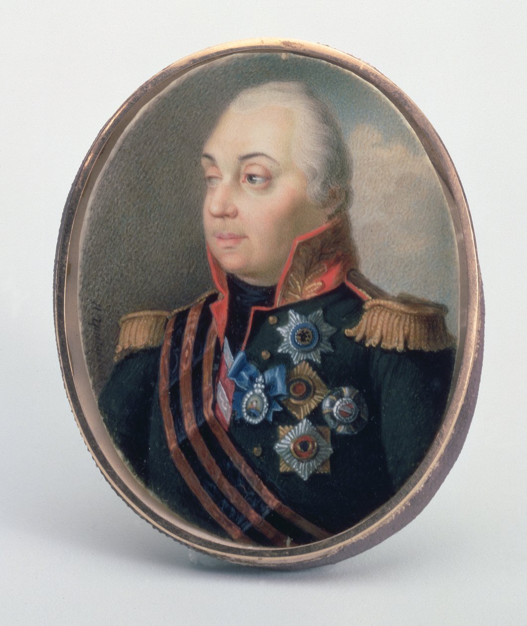Mikhail Illarionovich Koetoezov, Prins van Smolensk, na 1813 door Ivan Grigorievich Grigoriev