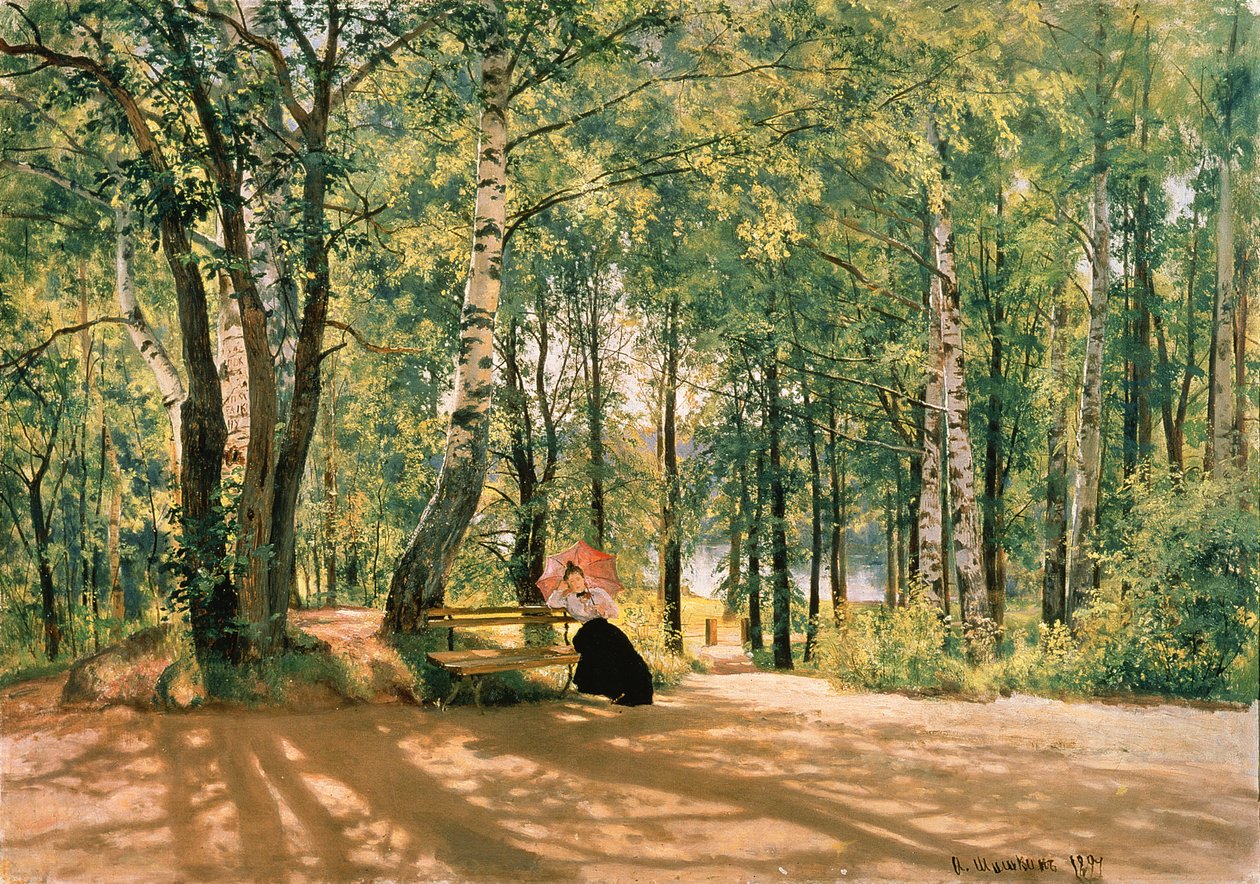 Bij het Zomerhuis, 1894 door Ivan Ivanovich Shishkin