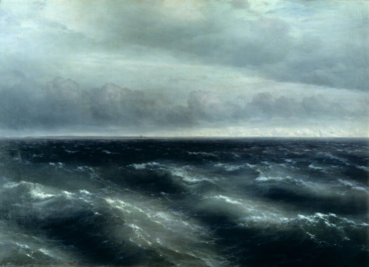 De Zwarte Zee, 1881 door Ivan Konstantinovich Aivazovsky