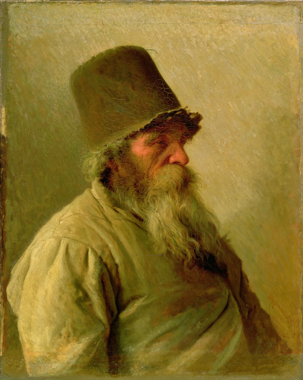 De molenaar, 1873 door Ivan Nikolaevich Kramskoy