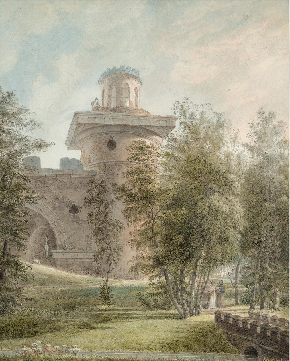 Het Observatorium in Tsarskoye Selo door Ivan Alexeyevich Ivanov