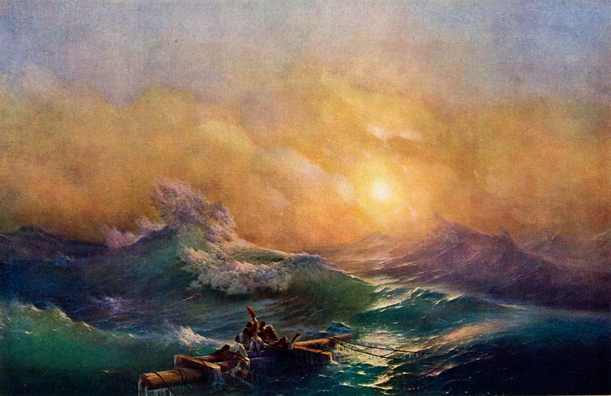Hoogste golf, 1850, 1939 door Ivan Ayvazovsky