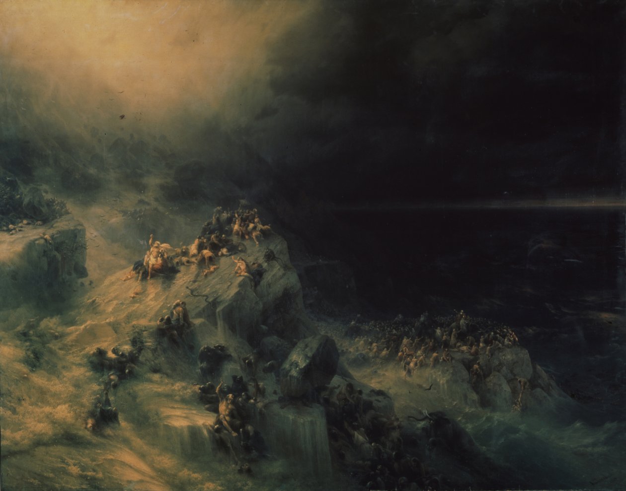 De zondvloed, 1864 door Ivan Konstantinovich Aivazovsky