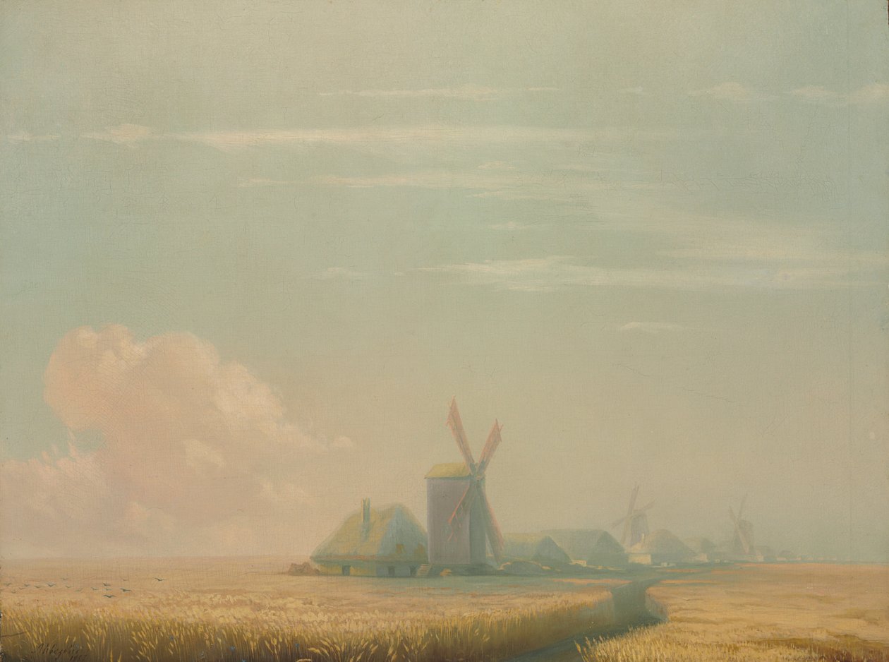 Oekraïense oogst, 1857 door Ivan Konstantinovich Aivazovsky