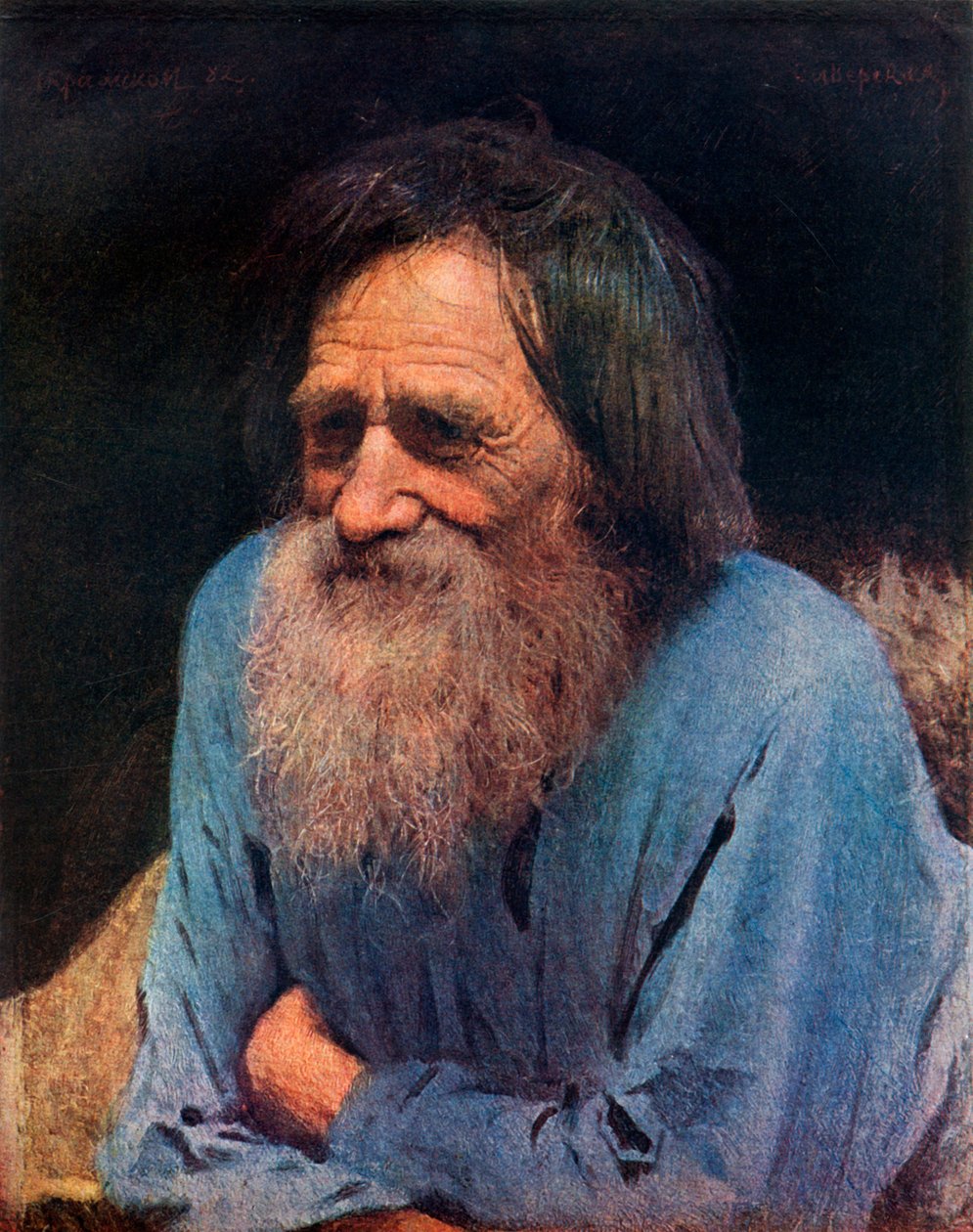 Mina Moiseyev, 1882, 1939 door Ivan Kramskoy